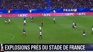 Raw: Explosions Heard During France Soccer Match