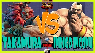 SFV CE 🌟 Takamura (akuma) VS (zangief) indigoinconnu 🌟 Street Fighter V 🌟