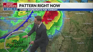 Rain and thunder returns tonight, daily storm chances into next week