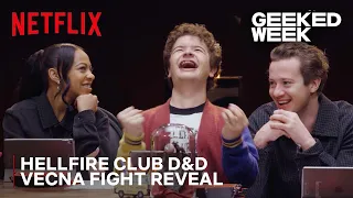 The Hellfire Club vs. Vecna Reveal | Stranger Things Dungeons & Dragons | Netflix Geeked Week