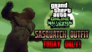 GTA Online: BIGFOOT OUTFIT IS HERE For Today Only! Funny Outfit Glitches and More!