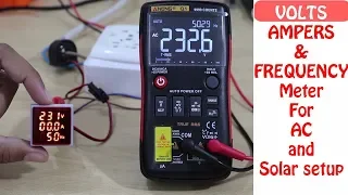 DC and AC Voltage Current and Frequency Meter (electricalwall)