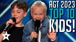 These Kids Have Talent! TOP 10 BEST Kid Auditions from America's Got Talent 2023!