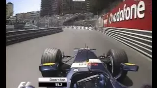 Doornbos Onboard Monaco Formula1 2006 FP2