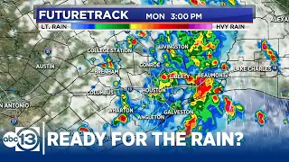 Get out the umbrella! Chances for rain increase Monday