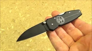 Klein Tools Drop Point (Sheepsfoot) Folding Knife Review