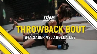 Aya Saber vs. Angela Lee | ONE Full Fight | Throwback Bout
