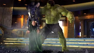 Hulk Smashing Loki - Funny Scene -The Avengers (2012) Movie Clip HD