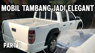 PASANG PLAT BORDES UNTUK BAK MOBIL ( MAZDA BT - 50 INDONESIA )