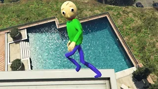 GTA 5 Water Fails | Ragdolls Baldi's Basics vol.1 (Euphoria physics)