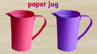 How to make a paper jug.Easy paper jug.@ManiyasMom