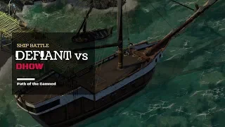 Pillars of Eternity 2 Deadfire - Defiant vs (Dhow) The Whilewind - Path of the Damned