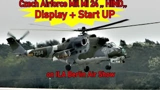 Mil Mi 24 ,, HIND,, Display on ILA 2014