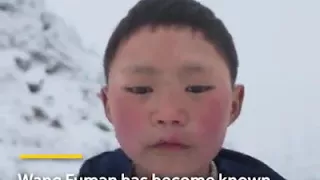 Meet "Ice Boy", the young face of extreme poverty in China.