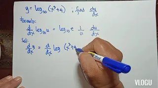 derivative of logarithmic and exponential functions