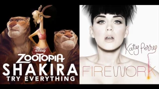 Try Every Firework - Shakira & Katy Perry Mashup