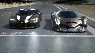 Devel Sixteen vs Bugatti Chiron Super Sport 300+ at Old Spa