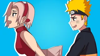 NARUTO vs SAKURA (a parody of naruto) 나루토 애니메이션