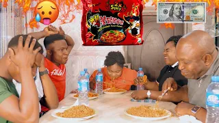 2X EXTREMELY SPICY RAMEN | FAMILY CHALLENGE