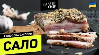 2 ways of SALTING BACON - Russian chef's recipe