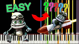 Crazy Frog - Axel F on Piano, from EASY TO HARD, IMPOSSIBLE, INSANE