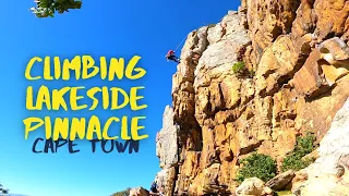 Rock climbing at Lakeside Pinnacle - Cape Town