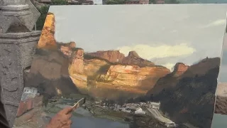 Oil Landscape Painting Demonstration