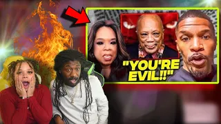 **HOLLYWOOD IS FINISHED!! OPRAH IS PISSED!! Jamie Foxx GOES OFF ON Oprah Luring Him to Quincy Jones