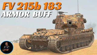 FV215b 183 ARMOR BUFF | Does It Make A Difference? | WoT Blitz