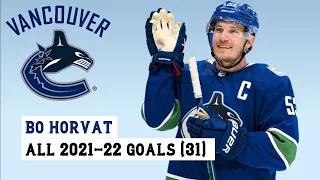 Bo Horvat (#53) All 31 Goals of the 2021-22 NHL Season