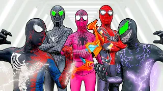 TEAM SPIDER-MAN vs ALIEN SUPERHERO ( Special NEW SUPER HERO Battle ) - Bunny Life