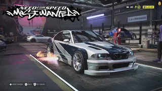 NFS Heat - BMW M3 GTR Gameplay w/ NFS Most Wanted Music