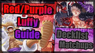 How to Play the EASIEST Deck in OP05 - Red Purple Luffy - OP-05 Deck Guide - One Piece TCG