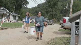 After the floods in Eastern Kentucky, Bucket Brigade helps Knott County