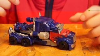 Игрушка трасформер Оптимус Прайм 4. Одним движением. Transformers Age of Extinction Optimus Prime