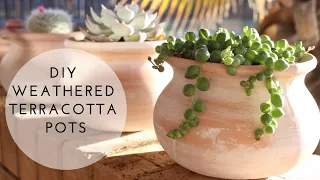 How To | Weathered Terra-cotta Pots