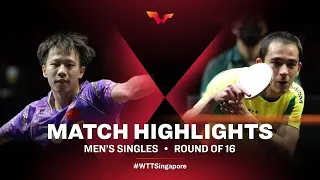 Lin Gaoyuan vs Hugo Calderano | WTT Cup Finals Singapore 2021 | MS | R16