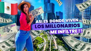 💰asi VIVEN Los MILLONARIOS en MEXICO? 🇲🇽 | Extranjera reacciona| Santa Fe | POLANCO |CDMX