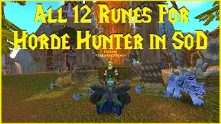 Season of Discovery: All 12 Runes For Horde Hunter in SoD