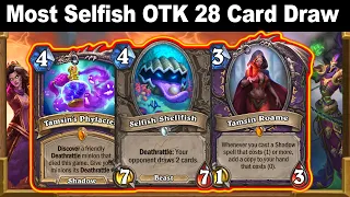 I Made My Opponent Draw 28 CARDS IN 1 TURN! New Broken OTK | Voyage to the Sunken City | Hearthstone