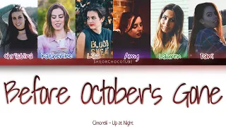 Cimorelli - Before October's Gone (Color Coded Lyrics)