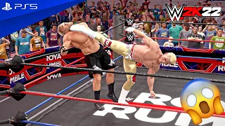 WWE 2K22 - Royal Rumble 2023 Full Show | PS5™ [4K60]