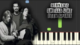 Nirvana - Smells Like Teen Spirit - [Piano Tutorial] (Synthesia) (Download MIDI + PDF Scores)