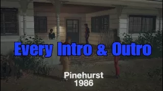 Friday the 13th: The Game: Every Jason Pinehurst 1986 Intro & Outro