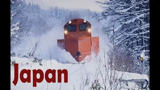 wonderful scenes snow plowing from japan