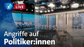 Presseclub live: Angriffe auf Politiker:innen – helfen härtere Strafen?