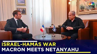 French President Emmanuel Macron Meets Israeli PM Benjamin Netanyahu Amid Israel-Hamas War | Gaza
