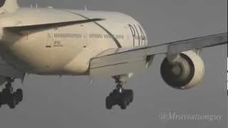 PIA 777-240ER Landing @ Birmingham Airport with ATC | Pakistan International Airlines | EGBB/BHX