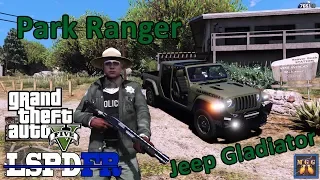 Jeep Gladiator Park Ranger (Freedom Panels Off) Patrol | GTA 5 LSPDFR Episode 348