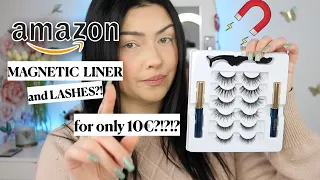 OMG!!! I tried MAGNETIC LINER & LASHES from AMAZON